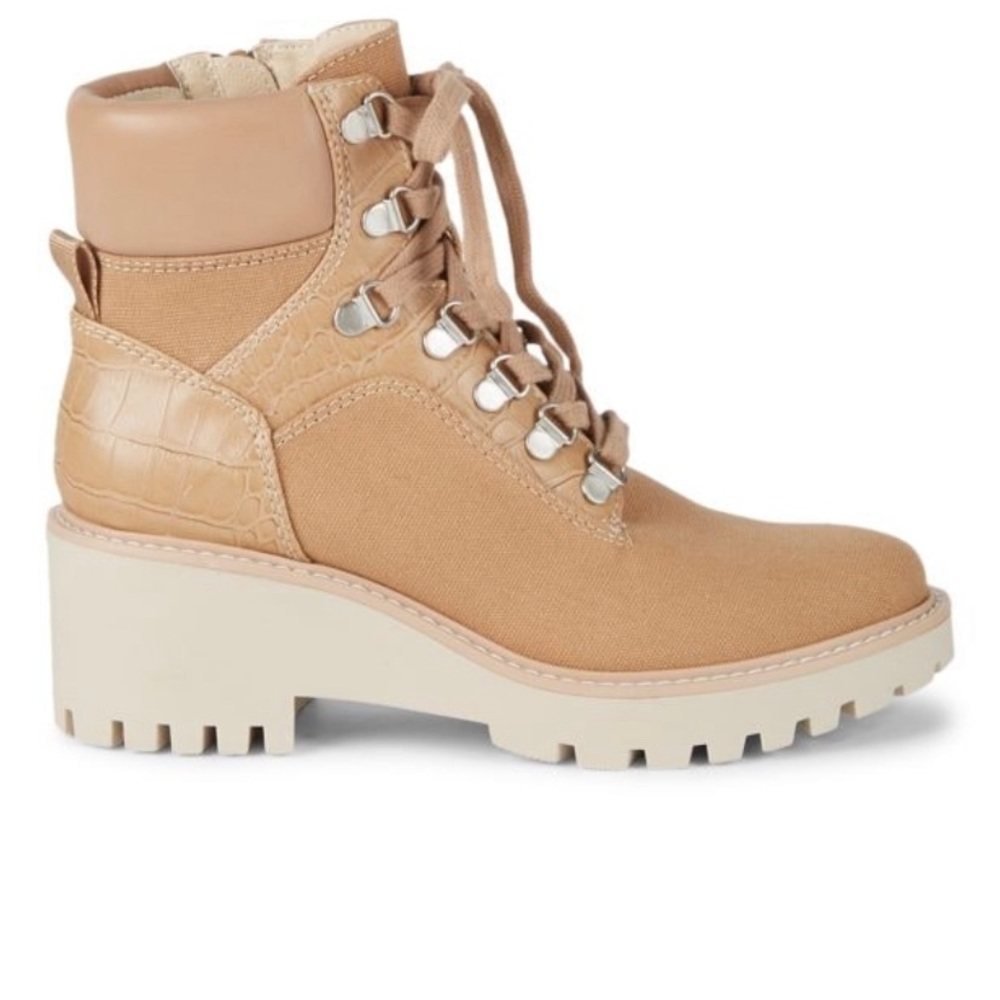 Tan Dolce Vita Combat Boots